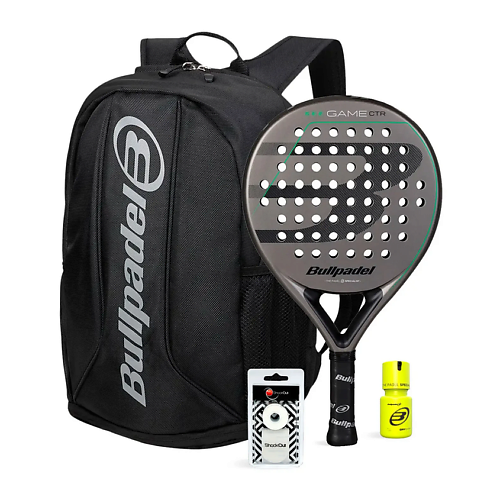 Ракетка для падел тенниса BULLPADEL Набор для падел-тенниса Game CTR + Bag Avant 2 + Dry grip