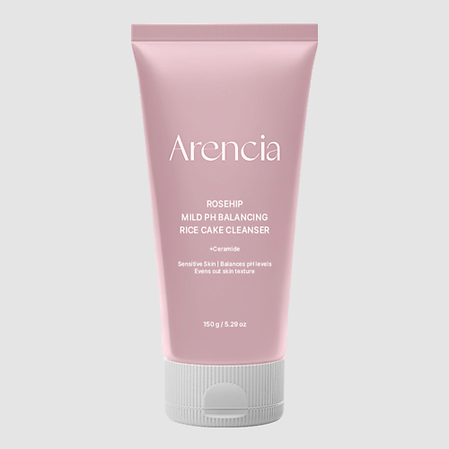 Пенка для умывания ARENCIA Пенка для умывания Rosehip Mild PH Balancing Rice Cake Cleanser