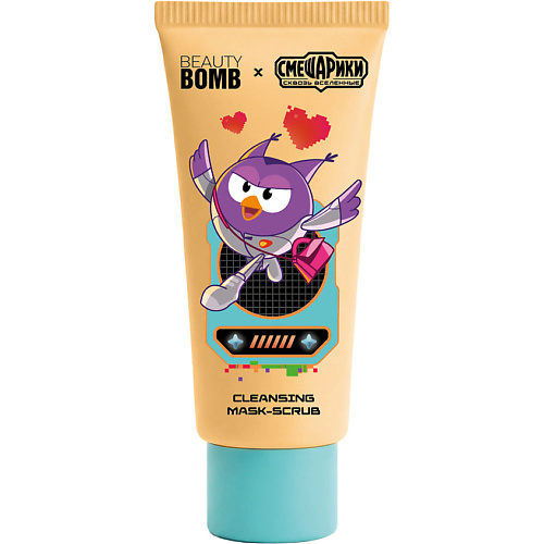 Скраб для лица BEAUTY BOMB Очищающая маска-скраб для лица Смешарики Cleansing Mask-Scrub