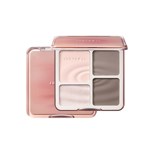Палетка JUDYDOLL Палетка для макияжа 2 IN 1 Highlighter Contour Palette