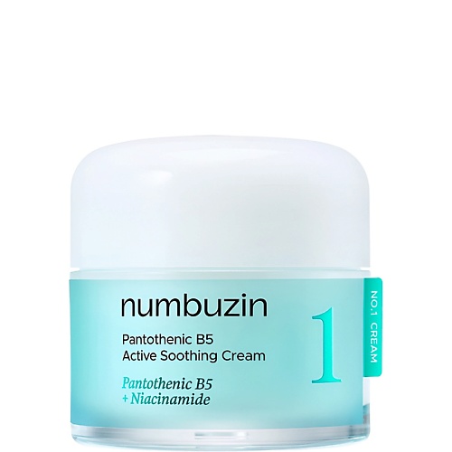 Крем для лица NUMBUZIN Крем для лица активный против несовершенств No. 1 Pantothenic B5 Active Soothing