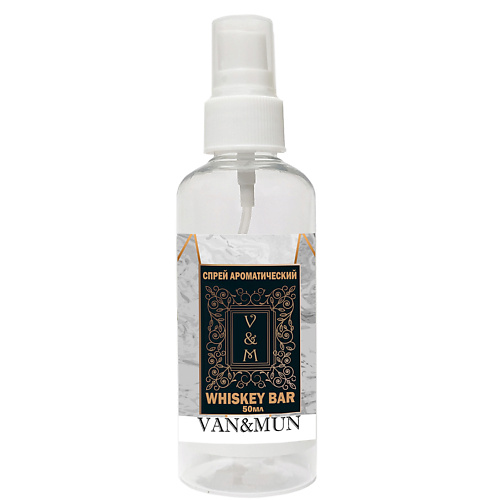 Спрей для дома VAN&MUN Ароматический спрей для дома и офиса Whiskey bar