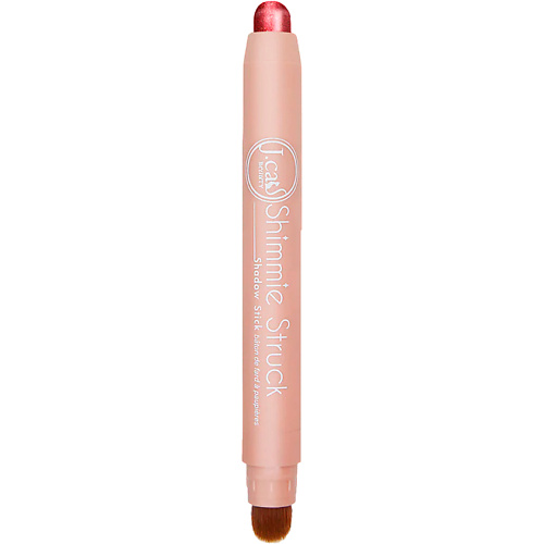 Тени для век J. CAT BEAUTY Тени-карандаш для век с кистью Shimmie Struck Shadow Strick