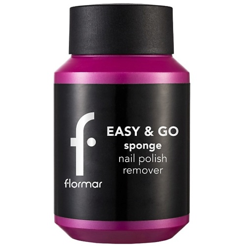 FLORMAR Средство для снятия лака со спонжем Easy & Go Sponge 75