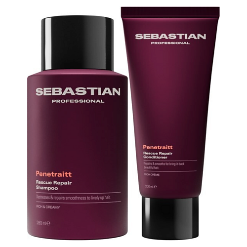 Набор для ухода за волосами SEBASTIAN PROFESSIONAL Набор для волос Bundle Rescue Repair Шампунь+Кондиционер