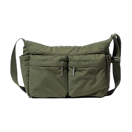 Сумка UNIQLO Сумка Polyamide Laptop Bag, Shoulder Bag Regular Unisex Army Green