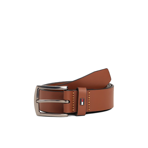 Ремень TOMMY HILFIGER Кожаный ремень New Denton 3.5