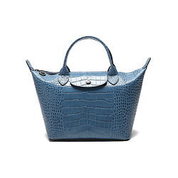 Сумка Le Pliage Cuir Cow Leather Dumpling Bag Women's Slate Blue