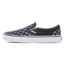 Кроссовки Classic Slip On Checkerboard Black Grey