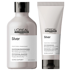 Набор для нейтрализации желтизны L'Oreal Professionnel Serie Expert Silver