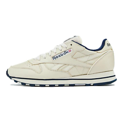 Кроссовки Reebok Classic Leather Vintage 'Beige Navy'