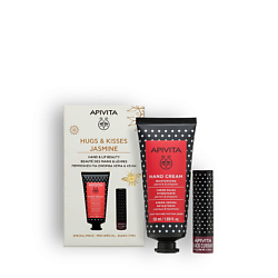 Подарочный набор Jasmine & Propolis: крем для рук + губная помада