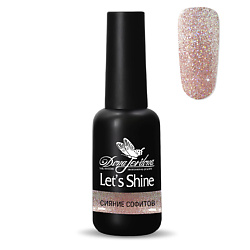 Гель-лак для ногтей с голографическим мерцанием Let's Shine
