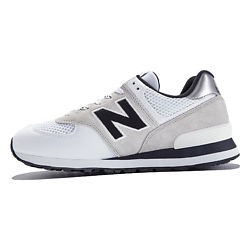 Кроссовки 574 White Black Grey