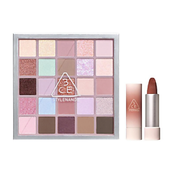 Набор: Палетка теней XL Eyeshadow Palette + Помада Cashmere