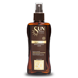 SUN EXPERT Масло для безопасного загара SPF 50 с маслом Маной