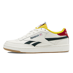 Кроссовки Reebok Club C Revenge Fashion Casual Skate Shoes Unisex White Green