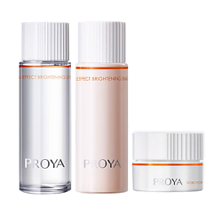 Набор для сияния и упругости кожи Double Effect Brightening 2.0: Лосьон + Эмульсия + Крем