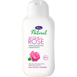 Молочко для лица очищающее с экстрактом розы Natural