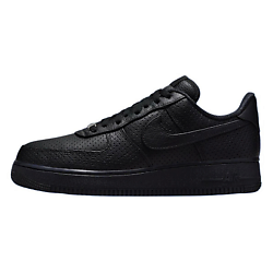 Кроссовки мужские Air Force 1 Low Sp Triple Black Perforated