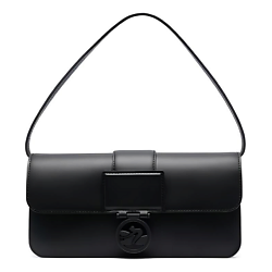 Сумка BOX-TROT Calfskin Baguette Bag One Shoulder Handbag Medium Size Women's Black
