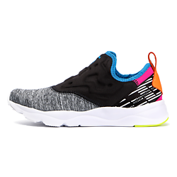 Кроссовки FuryLite Women's Reebok Slip On Lux 'Coal' Women's