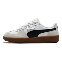 Кроссовки Palermo Anti-Slip Wear-Resistant Low-Top Skateboard Shoes Womens White Black Gray