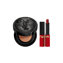 Кушон Limited-Edition Black Chic Le Cushion Encre De Peau + Губная помада