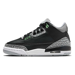 Кроссовки Air 3 Retro Green Glow GS