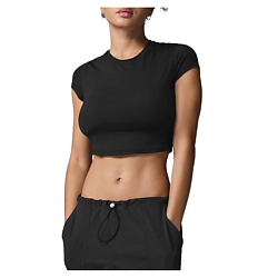 Кроп-топ Alosoft Crop Finesse Short Sleeve