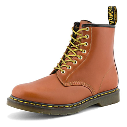 Dr.Martens 1460 Cow Leather Short Combat Boots Unisex Tawny