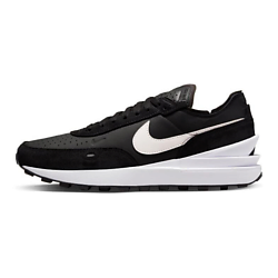 Кроссовки Waffle One Leather Black White