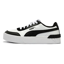 Кроссовки Carina Anti-Slip Wear-Resistant Low-Top Skateboard Shoes Womens White Black