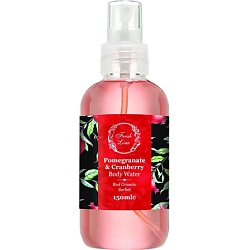 Ароматная вода для тела с экстактом граната и клюквы Pomegranate & Cranberry Body Water