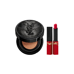 Кушон Limited-Edition Black Chic Le Cushion Encre De Peau + Губная помада