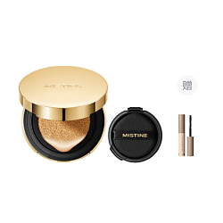 Набор Gold Perfect Cover Cushion: Кушон + спонж + мини-тушь