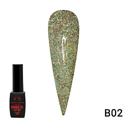 Гель лак Disco Gel Polish светоотражающий A06