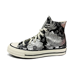 Кроссовки Chuck Taylor All Star 70 Hi Vintage Floral Black Silver Womens