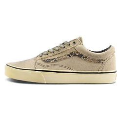 Кроссовки Old Skool Anti-Slip Wear-Resistant Low-Top Skateboard Shoes Light Brown