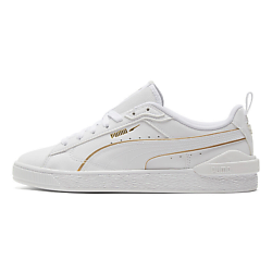 Кроссовки Suede Bloc 'Liquid Metal White Team Gold'