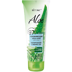 Крем для лица увлажняющий Матирование и сужение пор Aloe