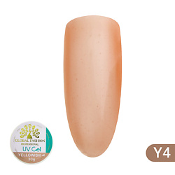 Гель для наращивания ногтей, камуфляж-1, Yellowish-1 30 г