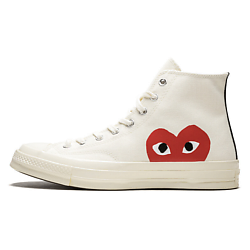 Кроссовки высокие мужские X Comme des Garcons Play All Star Chuck 70