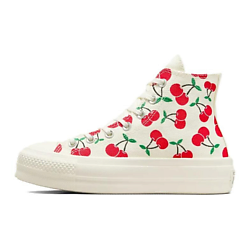 Кеды женские Chuck Taylor All Star Lift Platform High 'Cherries'