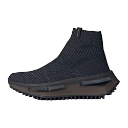 Кроссовки NMD S1 Повседневная обувь Высокие кеды Черные Женские