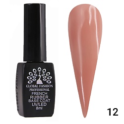 Каучуковая камуфлирующая френч база для гель-лака Rubber French Base Coat