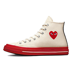 Кроссовки Chuck 70 Comme des Garcons Play x Chuck 70 High 'Pristine Red'