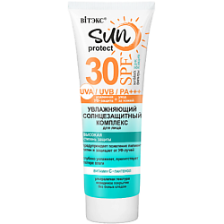 Солнцезащитный крем для лица увлажняющий SPF30+ SUN PROTECT