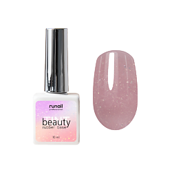 Каучуковая цветная база с хлопьями юки beautyTINT