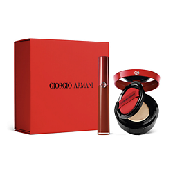 Подарочный набор Makeup Set Жидкая помада+Glossy Finish Red Cushion